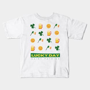 Lucky St Patrick day Kids T-Shirt